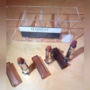 3 maybelline bundle lipstick and one multi use organizer